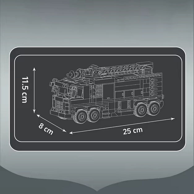 Mould King 24094 Feuerwehrwagen Stadtrettung – 752 Teile MK