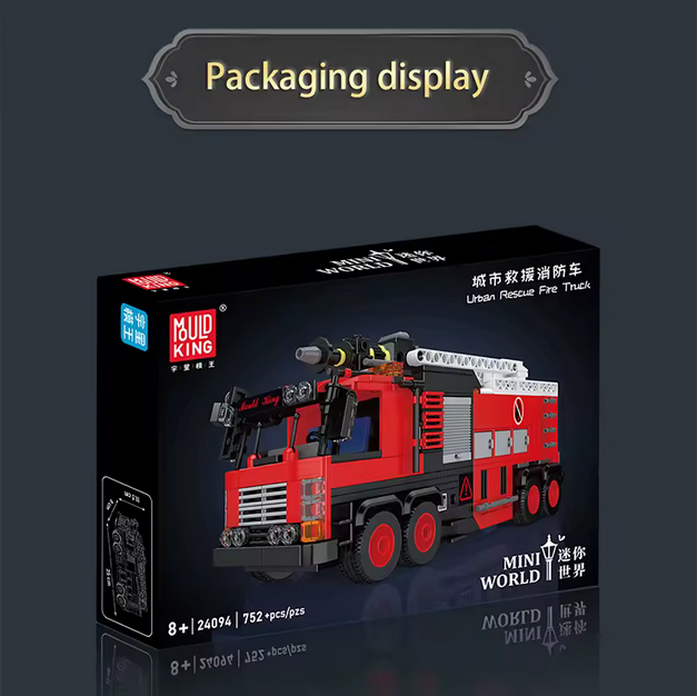 Mould King 24094 Feuerwehrwagen Stadtrettung – 752 Teile MK