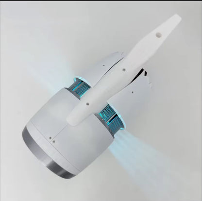 TR900 Turbofan Flugzeugtriebwerk – 3D-gedrucktes Schreibtischmodell (42 × 23 × 18 cm)