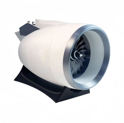 TR900 Großes Turbofan Flugzeugtriebwerk – 3D-gedrucktes, drehbares Desktop-Modell (65 × 30 × 35 cm)