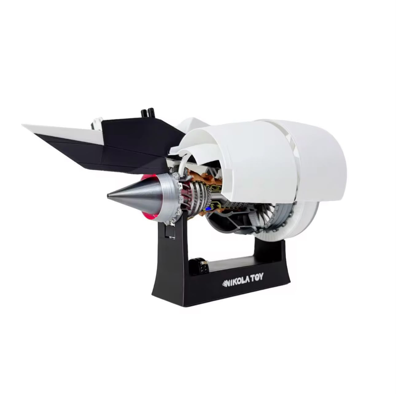 TR900 Kleines Turbofan Flugzeugtriebwerk – 3D-gedrucktes Schreibtischmodell (35 × 20 × 11 cm)