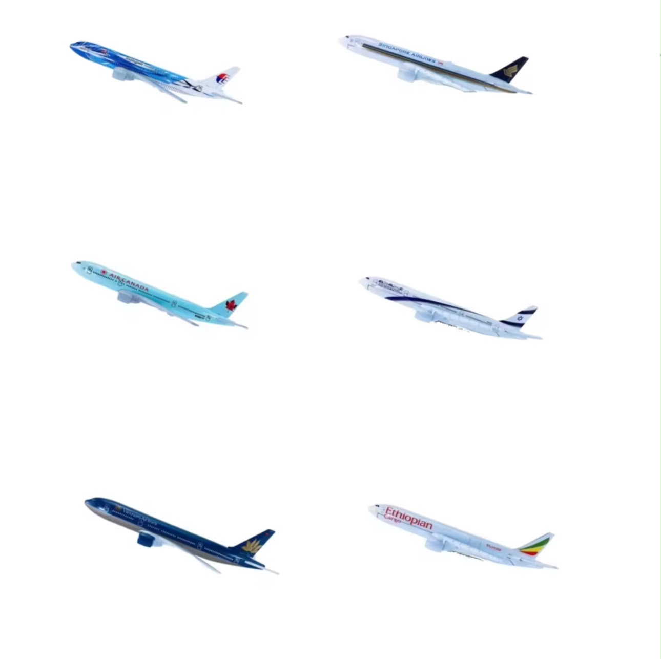 Boeing 777-200 Flugzeugmodell 1:400 – Dekoratives Sammlermodell (16 cm)