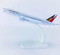 Boeing 777-200 Flugzeugmodell 1:400 – Dekoratives Sammlermodell (16 cm)