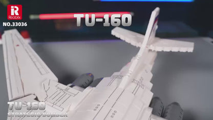 Reobrix 33036 TU-160 Bomber Jet Modellbausatz (1598 Teile)