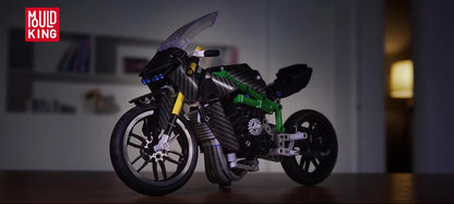 Mould King 23002 HZ-R Superbike Motorrad Modellbausatz | 656 Teile