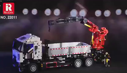 Reobrix 22011 RC Mobiler Schwerlast-Autokran Ingenieur-Serie 2.178 Teile