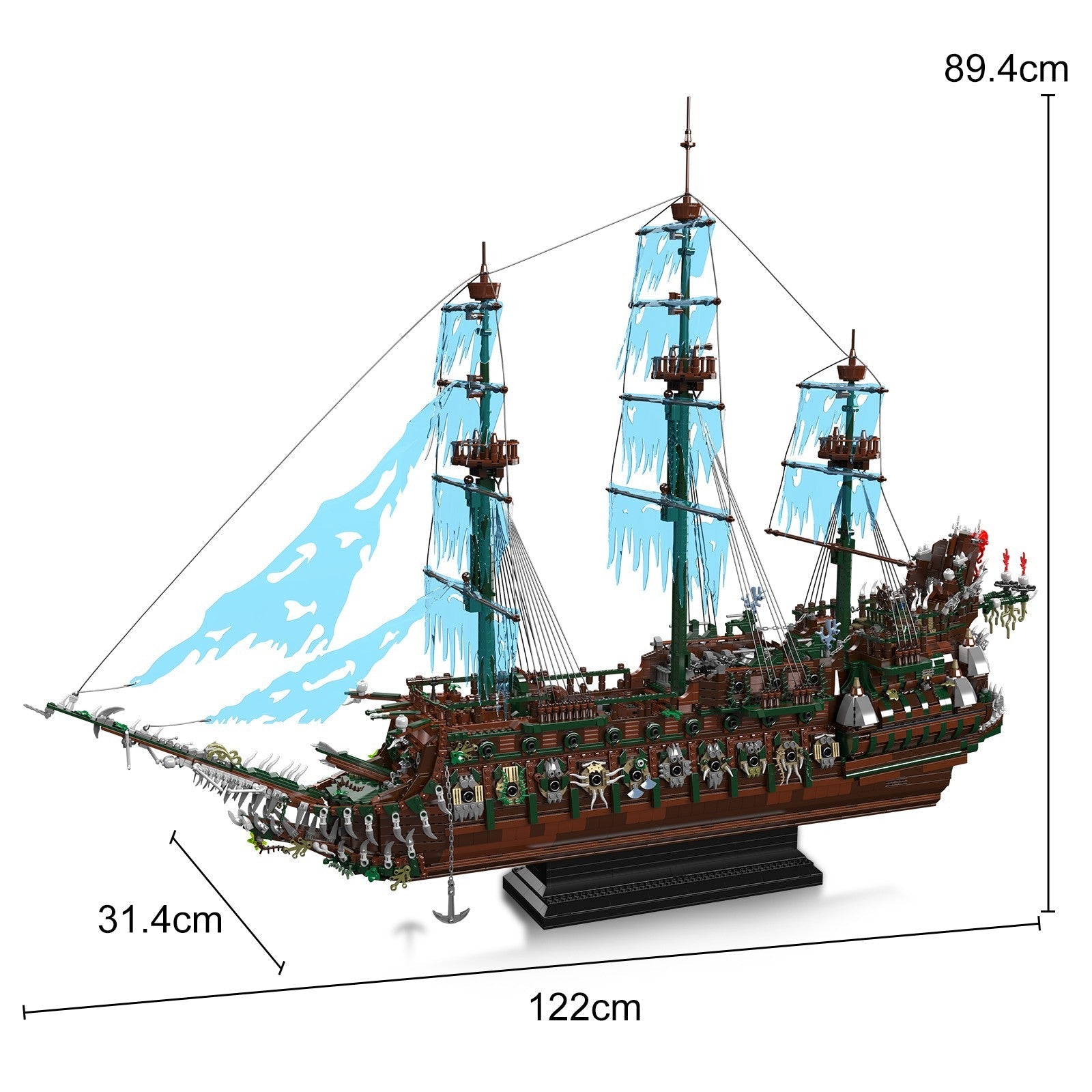 Mould King 13218 Fliegender Holländer Geisterschiff Klemmbausteine Set – 4244 Teile MK