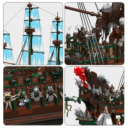 Mould King 13218 Fliegender Holländer Geisterschiff Klemmbausteine Set – 4244 Teile MK