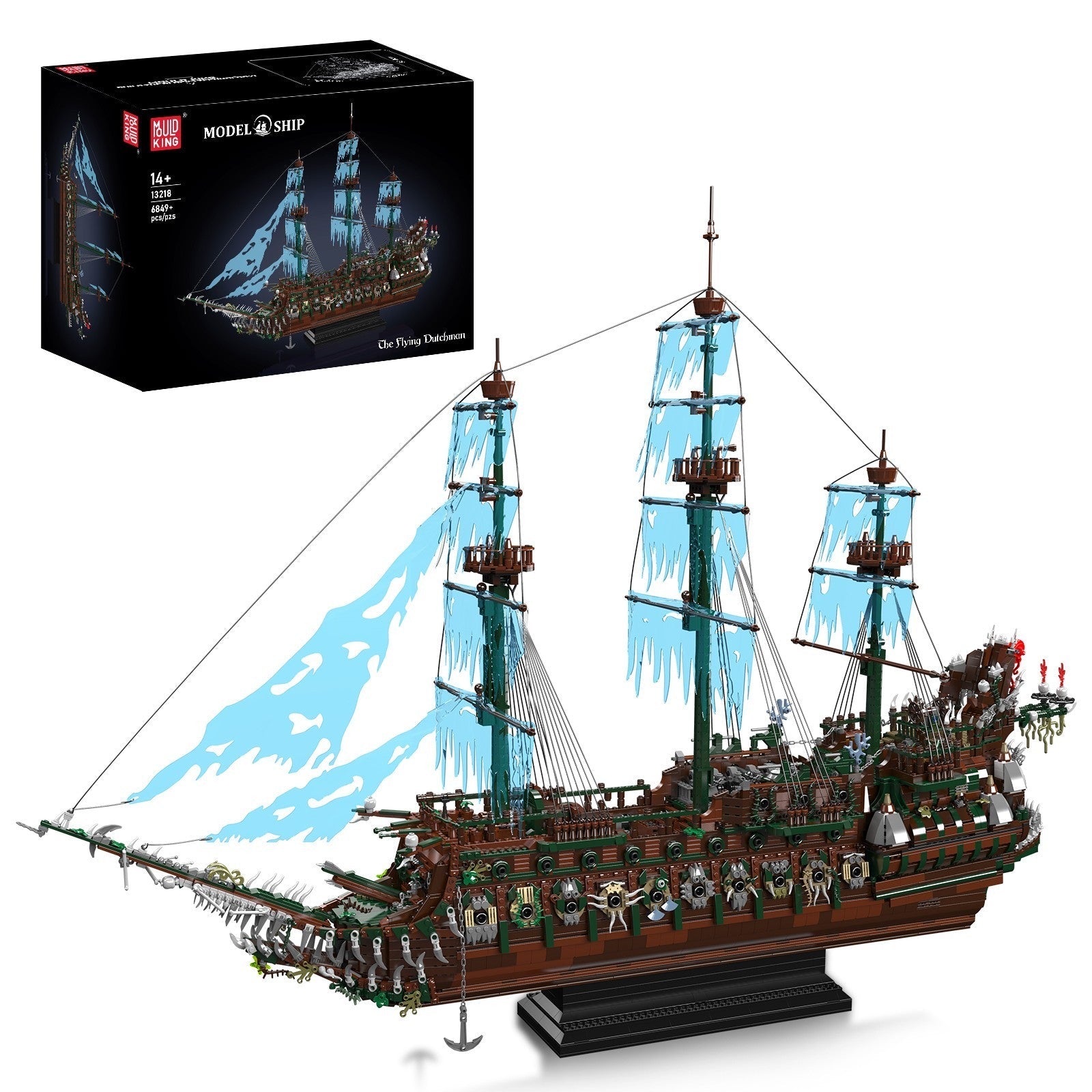 Mould King 13218 Fliegender Holländer Geisterschiff Klemmbausteine Set – 4244 Teile MK