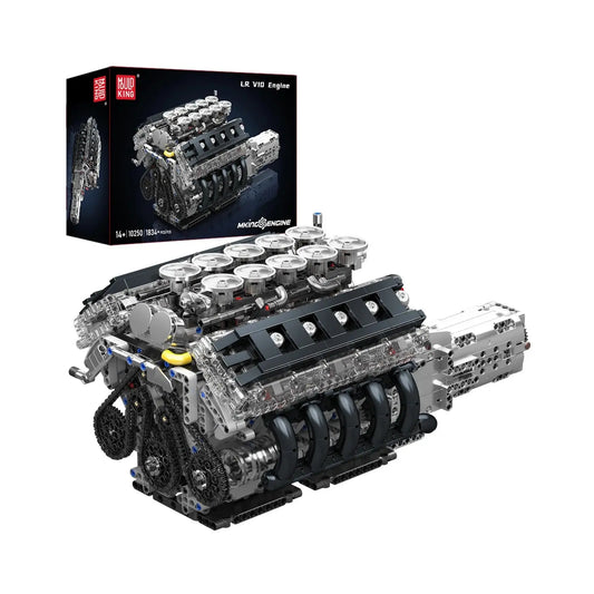 Mould King 10250 LFA V10 Motormodell Klemmbausteine Set – 1.834 Teile MK